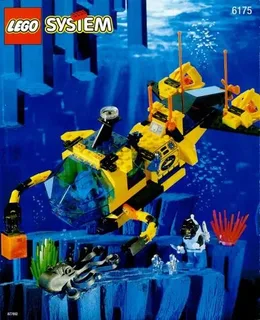 LEGO 6175-1 Crystal Explorer Sub — 167 pieces, released 1995
