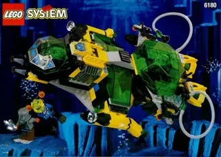 LEGO 6180-1 Hydro Search Sub — 298 pieces, Aquazone theme