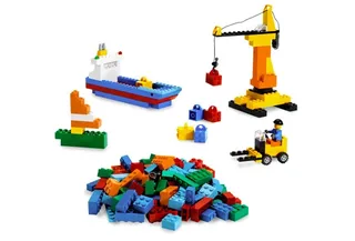 LEGO 6186-1 Build Your Own LEGO Harbor — 252 pieces, Make & Create theme