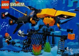 LEGO 6190-1 Shark's Crystal Cave — 259 pieces, released 1996