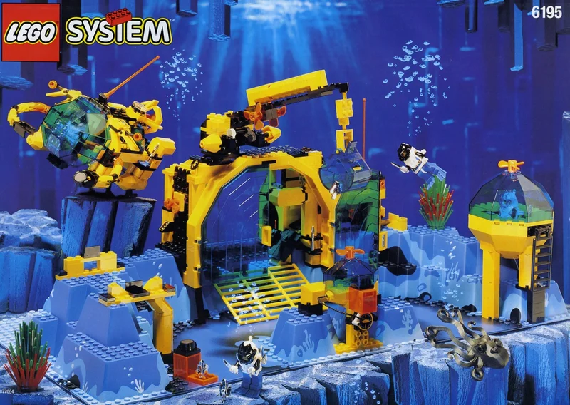 LEGO 6195-1 Neptune Discovery Lab — 509 pieces, Aquazone theme