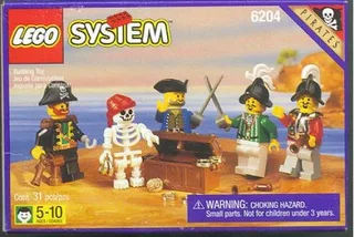 LEGO 6204-1 Buccaneers — 42 pieces, Pirates theme