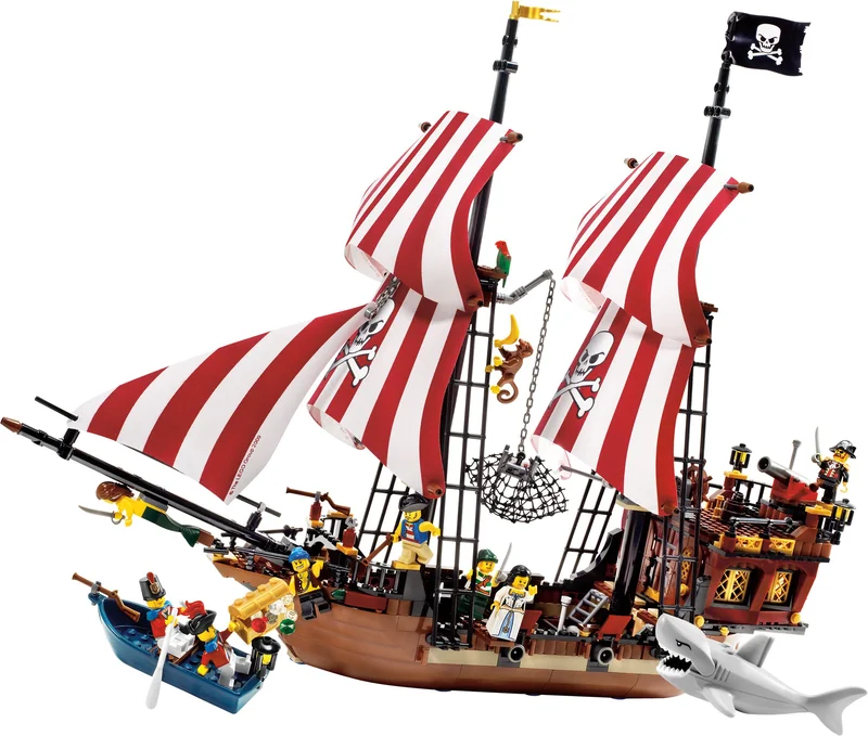 LEGO 6243-1 Brickbeard's Bounty — 596 pieces, Pirates theme