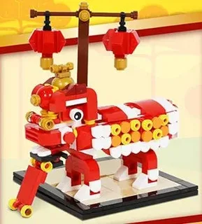 LEGO 6244853-1 Lion Dance — 264 pieces, Chinese Traditional Festivals theme