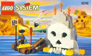 LEGO 6248-1 Volcano Island — 123 pieces, Pirates theme