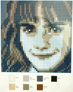 LEGO Hermione Granger Mosaic
