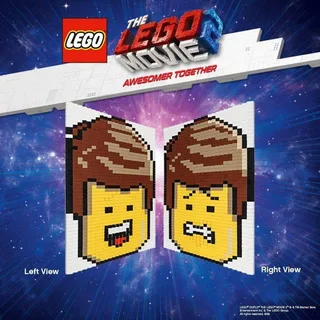 LEGO 6278335-1 Emmet Lenticular Mosaic — 2305 pieces, The LEGO Movie theme
