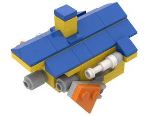 LEGO 6279759-1 Emmet's Ship — 68 pieces, The LEGO Movie theme