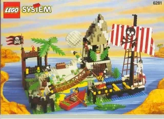 LEGO 6281-1 Pirates Perilous Pitfall — 404 pieces, released 1997