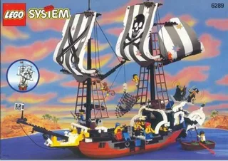 LEGO 6289-1 Red Beard Runner — 711 pieces, Pirates theme