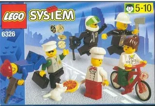 LEGO 6326-1 Town Folks — 40 pieces, Town theme