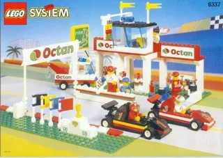 LEGO 6337-1 Fast Track Finish — 351 pieces, released 1996