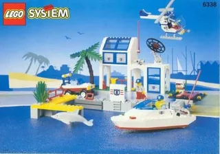 LEGO 6338-1 Hurricane Harbor — 365 pieces, released 1995