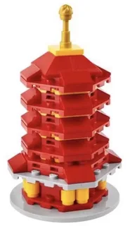 LEGO 6349570-1 Pagoda — 104 pieces, Chinese Traditional Festivals theme