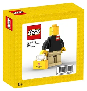 LEGO 6384212-1 Stuttgart Brand Store Opening Associate Figure — 129 pieces, released 2021