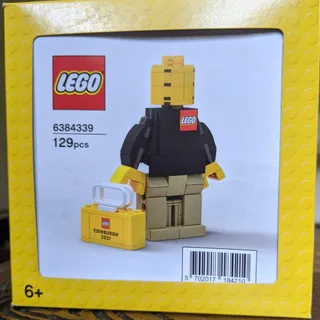 LEGO 6384339-1 Edinburgh Brand Store Opening Associate Figure — 129 pieces, released 2021