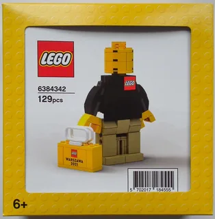 LEGO 6384342-1 Warsaw Brand Store Opening Associate Figure — 129 pieces, released 2021