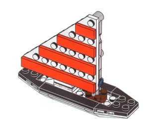 LEGO 6385416-1 Summer Sailboat — 37 pieces, released 2019