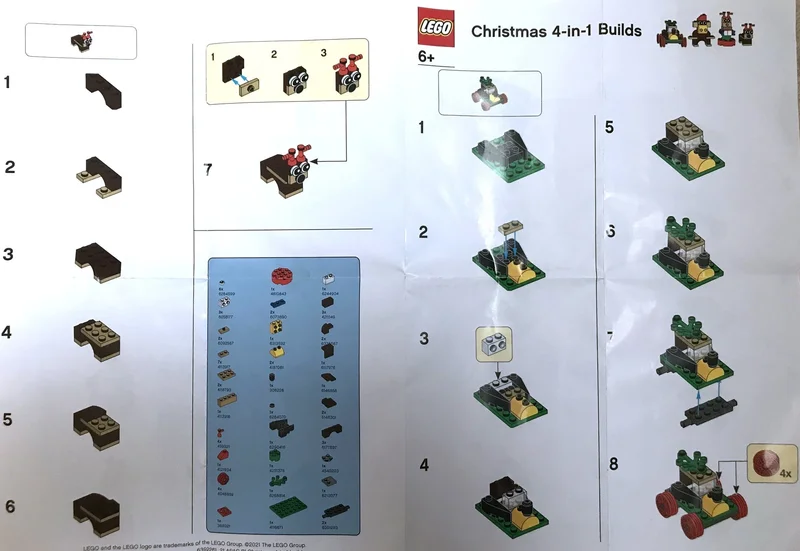 Christmas 4-in-1 Builds - View 2