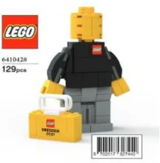 LEGO 6410428-1 Dresden Brand Store Opening Associate Figure — 129 pieces, released 2021