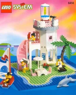 LEGO 6414-1 Dolphin Point — 210 pieces, released 1995