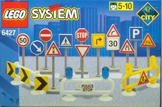LEGO 6427-1 Road Signs — 43 pieces, Town theme