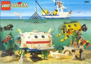LEGO 6441-1 Deep Reef Refuge — 446 pieces, released 1997