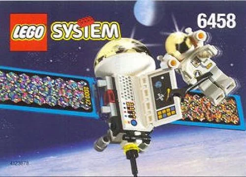 LEGO 6458-1 Satellite with Astronaut — 32 pieces, released 1999