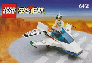 LEGO 6465-1 Space Port Jet — 66 pieces, Town theme