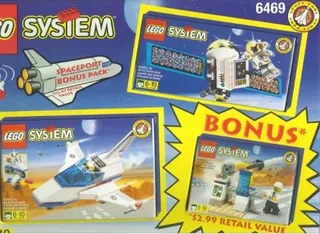 LEGO 6469-1 Space Port Value Pack — 55 pieces, Town theme