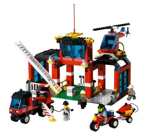 Fire Fighters' HQ - LEGO Set 6478-1 - 2000