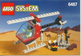 LEGO 6487-1 Mountain Rescue — 68 pieces, released 1997