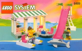 LEGO 6489-1 Seaside Holiday Cottage — 88 pieces, released 1997