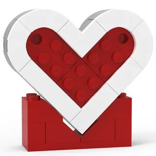 LEGO 6511213-1 Heart — 39 pieces, Seasonal theme