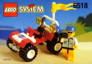 LEGO 6518-1 Baja Buggy — 37 pieces, released 1996