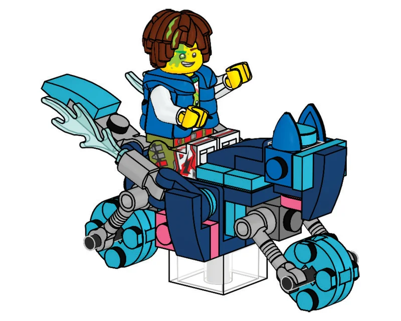 LEGO 6527186-1 Cat Bike — 47 pieces, Dreamzzz theme