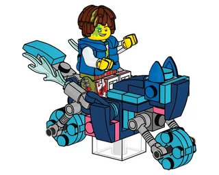 LEGO 6527186-1 Cat Bike — 47 pieces, Dreamzzz theme