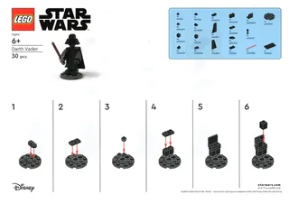 LEGO 6528899-1 Darth Vader — 30 pieces, released 2024