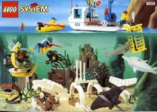 LEGO 6559-1 Deep Sea Bounty — 354 pieces, released 1997