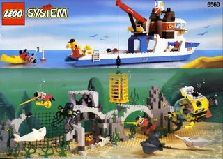 LEGO 6560-1 Diving Expedition Explorer — 478 pieces, released 1997