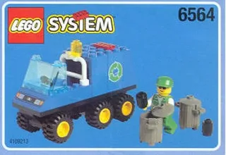LEGO 6564-1 Recycle Truck — 35 pieces, released 1997