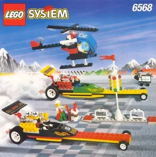 LEGO 6568-1 Drag Race Rally — 297 pieces, released 1998