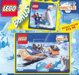 LEGO 6569-1 Polar Scout / Polar Explorer Co-Pack — 40 pieces, Town theme