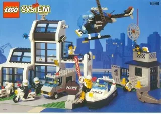 LEGO 6598-1 Metro PD Station — 568 pieces, released 1996