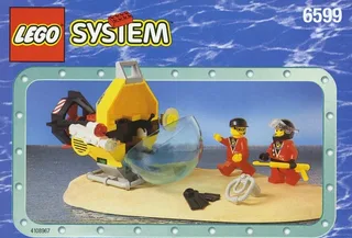 LEGO 6599-1 Shark Attack — 59 pieces, released 1997