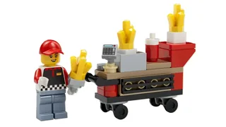 LEGO 6614210-1 Fries Stand — 38 pieces, LEGO Brand Store theme