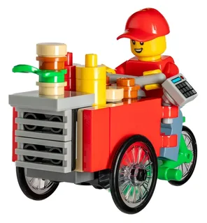 LEGO 6614213-1 Bike Burger Cart — 41 pieces, City theme