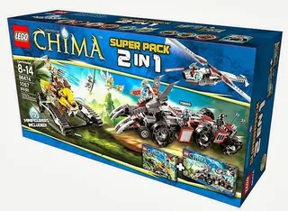 LEGO 66474-1 Legends of Chima Super Pack 2 in 1 — 368 pieces, Legends of Chima theme