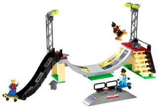 LEGO 6738-1 Skateboard Challenge — 117 pieces, released 2002