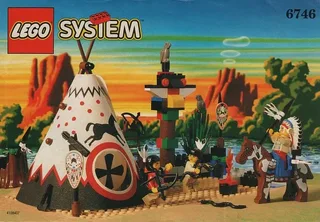 LEGO 6746-1 Chief's Tepee — 135 pieces, released 1997